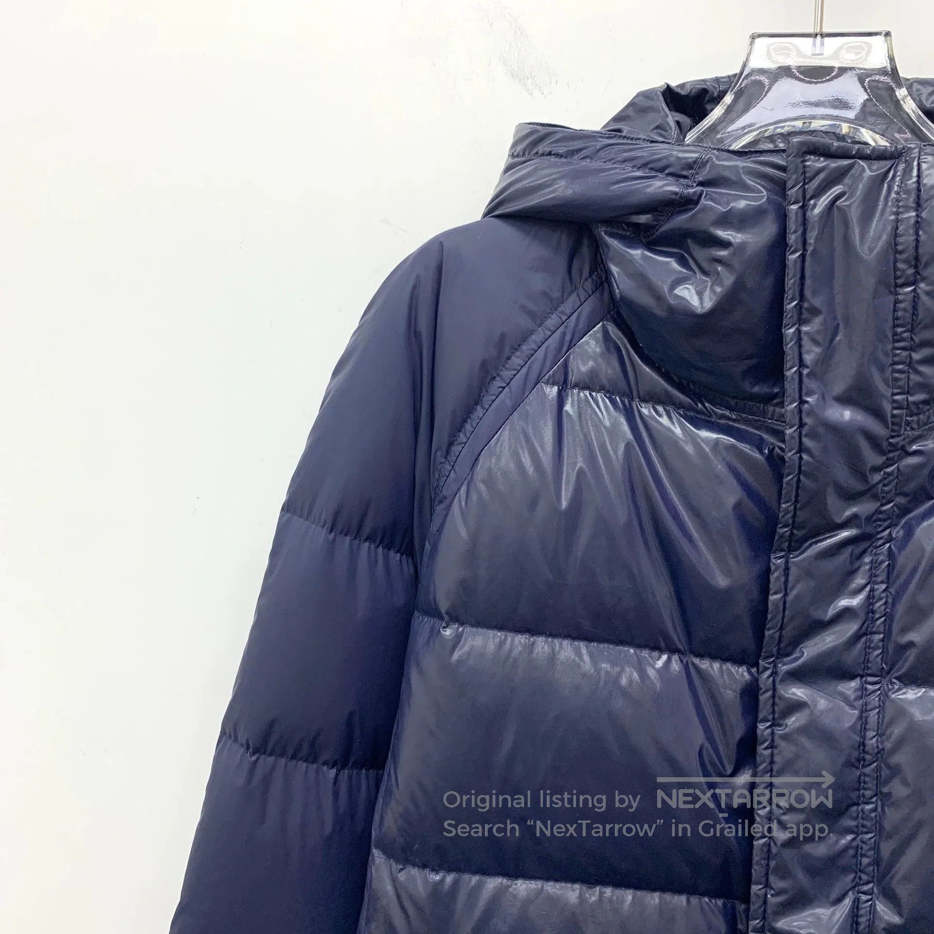Dior Dior Navy Hooded Down Jacket. Size US XL / EU 56 / 4 - 3 Thumbnail