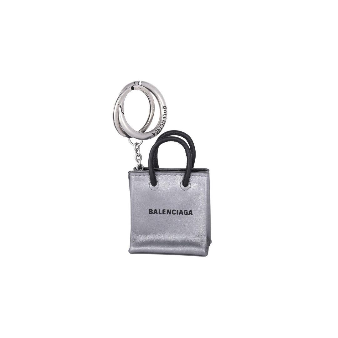Balenciaga o1la1rc1a0425 Size: OS / Mini Shopping Keychain Size ONE SIZE - 1 Thumbnail