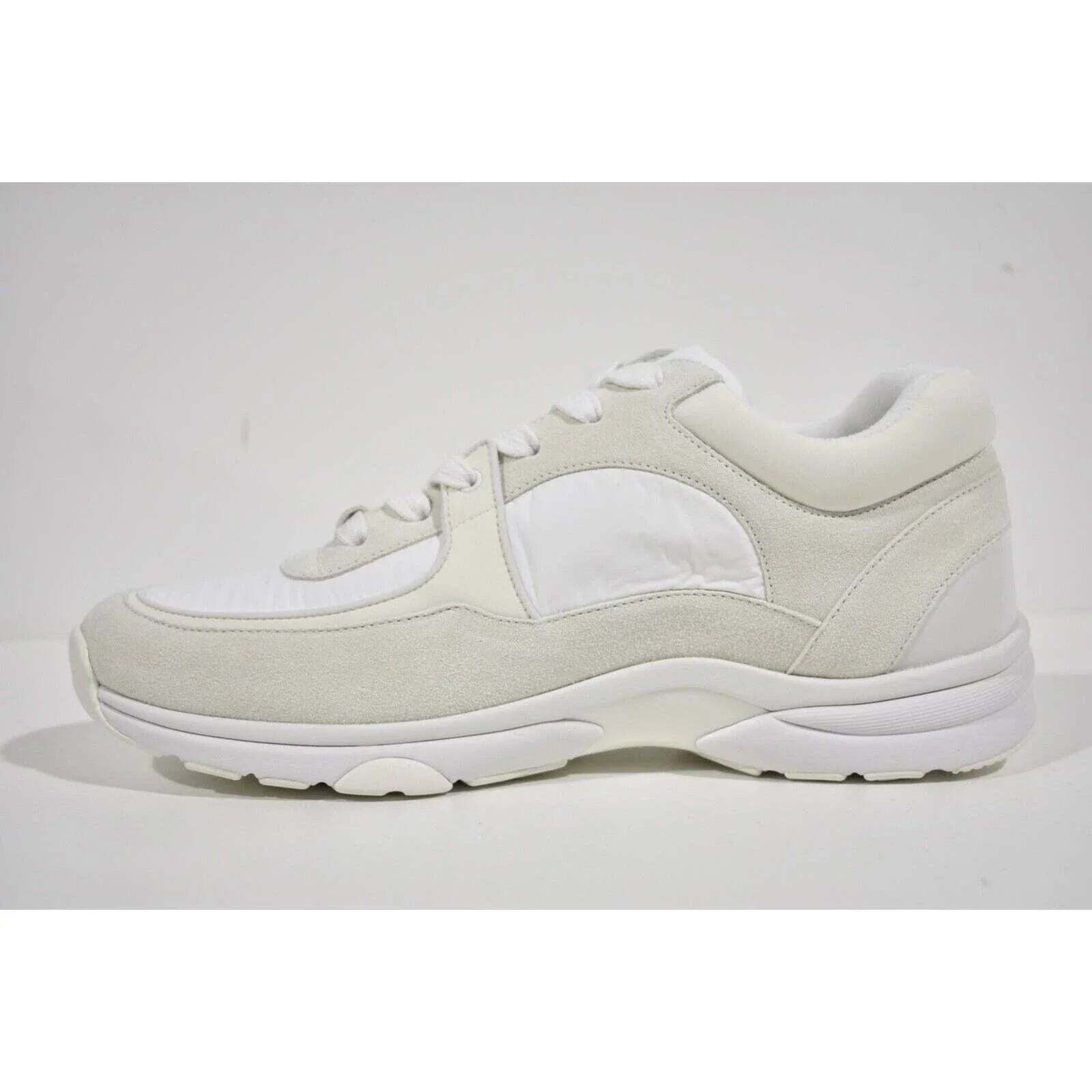 Chanel REV Classic Suede CC Lace Up Flat Runner Trainer Sneaker 37 Size US 7 / IT 37 - 8 Thumbnail