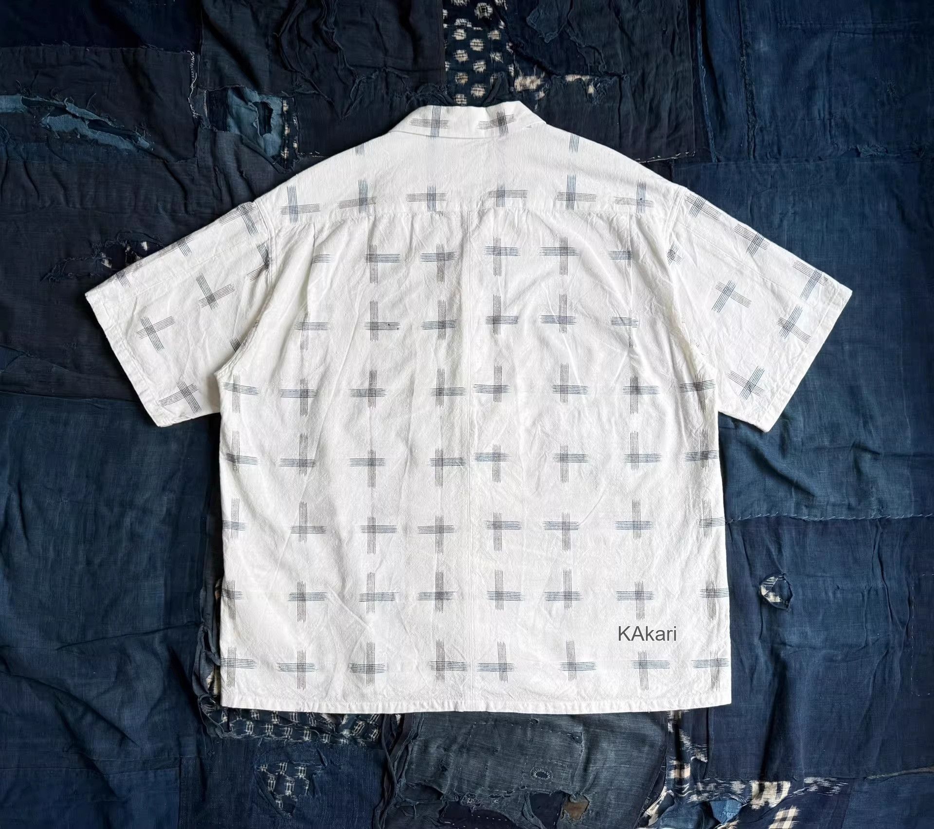 Visvim VISVIM 22SS Wallis Shirt S/S Kasuri Size US L / EU 52-54 / 3 - 3 Thumbnail