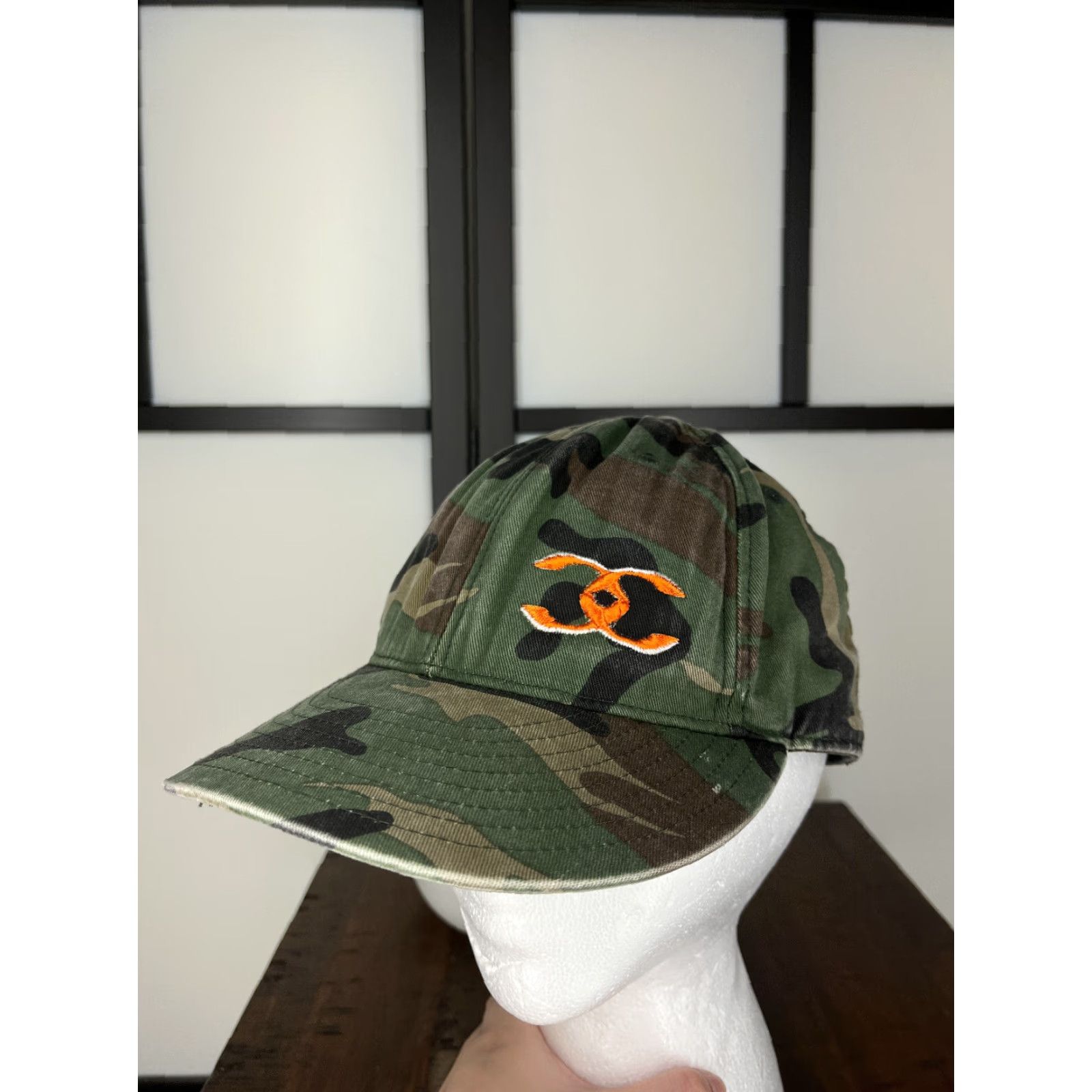 Lids LIDS Conviction Hat Cap Fitted Adult 7 1/8 Green Camo 100% Cotton Twill Baseball Cap Men Mens Size ONE SIZE - 4 Thumbnail