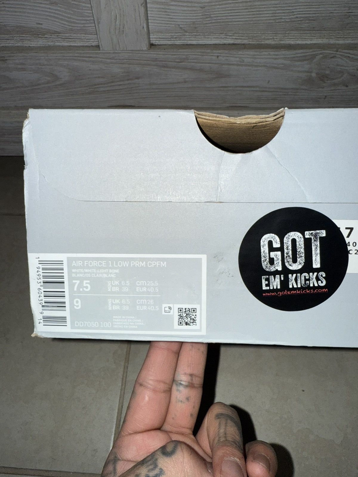 Nike Air Force prm cpfm Size US 7.5 / EU 40-41 - 8 Thumbnail