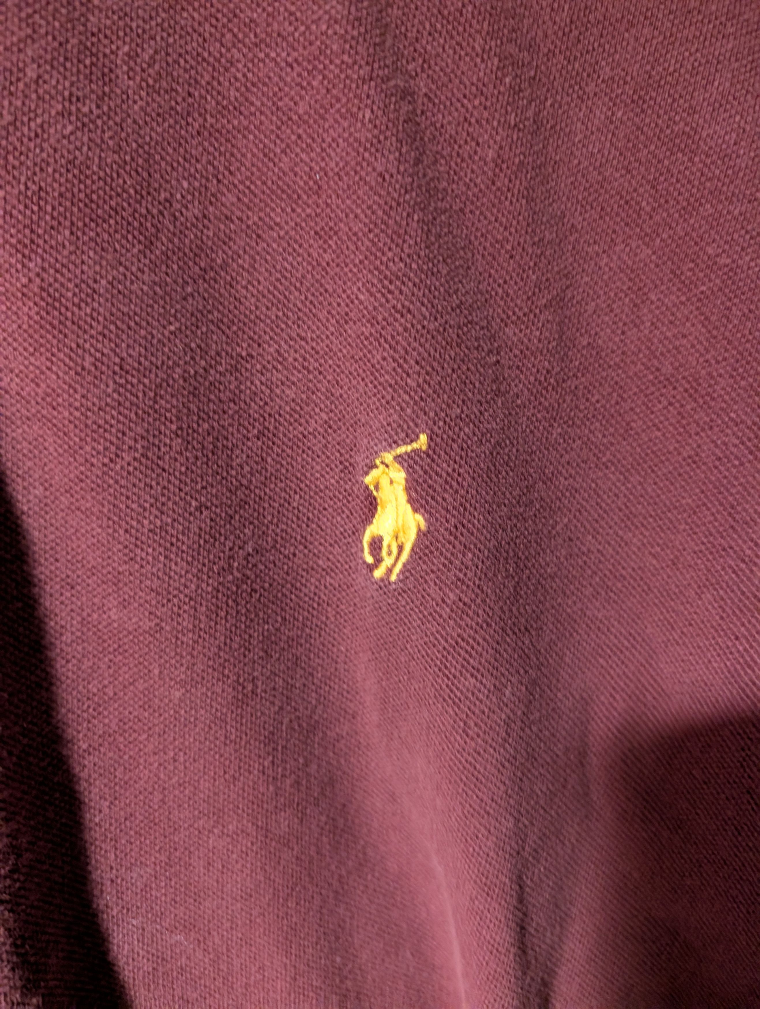 Polo Ralph Lauren Polo Ralph Lauren Long Sleeve Polo Shirt Yellow Pony Mens XL Size US XL / EU 56 / 4 - 2 Thumbnail