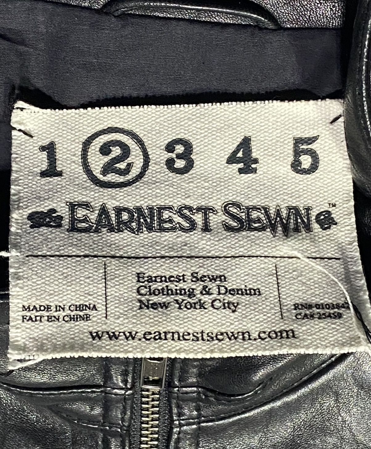 Earnest Sewn × Vintage Earnest Sewn Leather racing Jacket (sz Med) NWOT Size US M / EU 48-50 / 2 - 9 Thumbnail