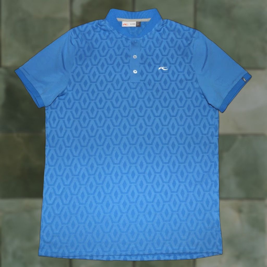 KJUS KJUS Polo Shirt Golf Blue M Mens Short Sleeve Collared Low Collar Ultra-Light Soft Fabric Size US M / EU 48-50 / 2 - 1 Thumbnail