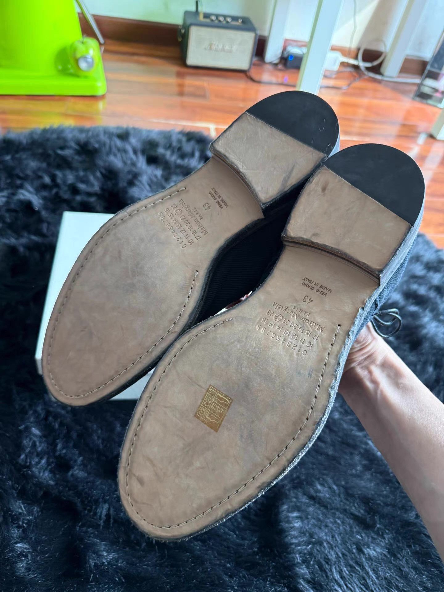 Maison Margiela Maison Margiela Canvas Leather Shoes Q17 Size US 9.5 / EU 42-43 - 4 Thumbnail