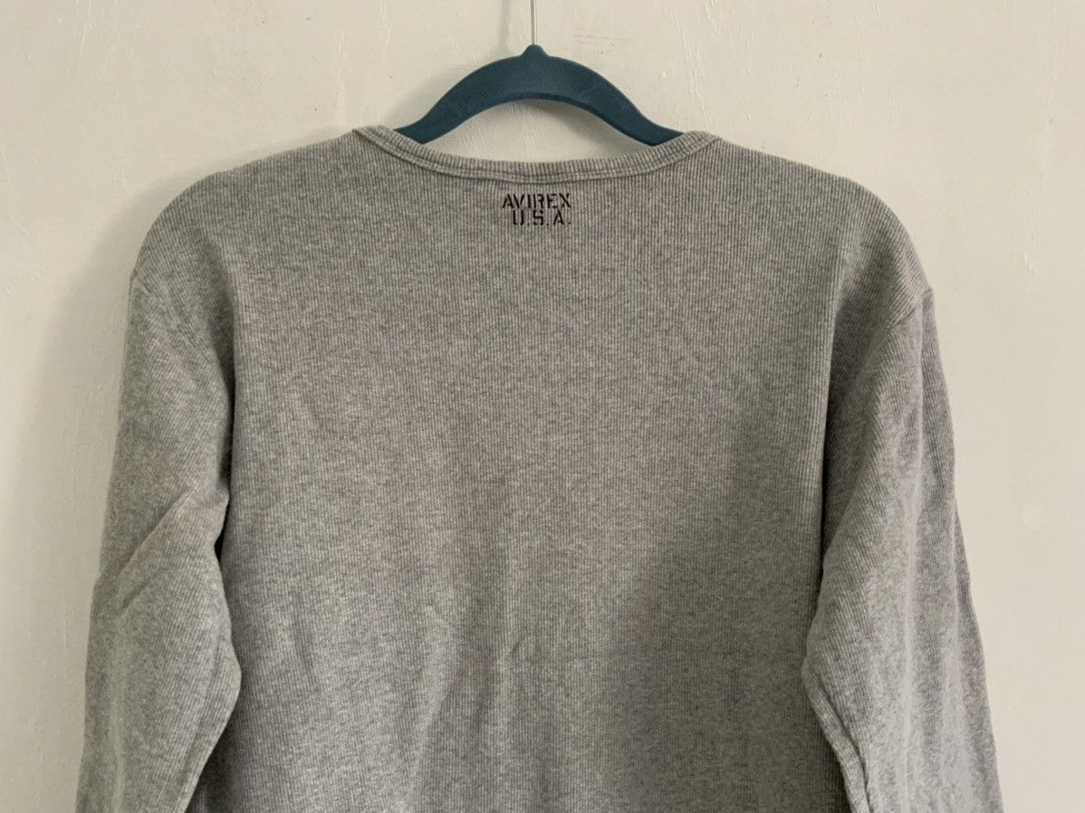 Avirex Avirex Grey Long Sleeve Tshirt Size US M / EU 48-50 / 2 - 6 Thumbnail