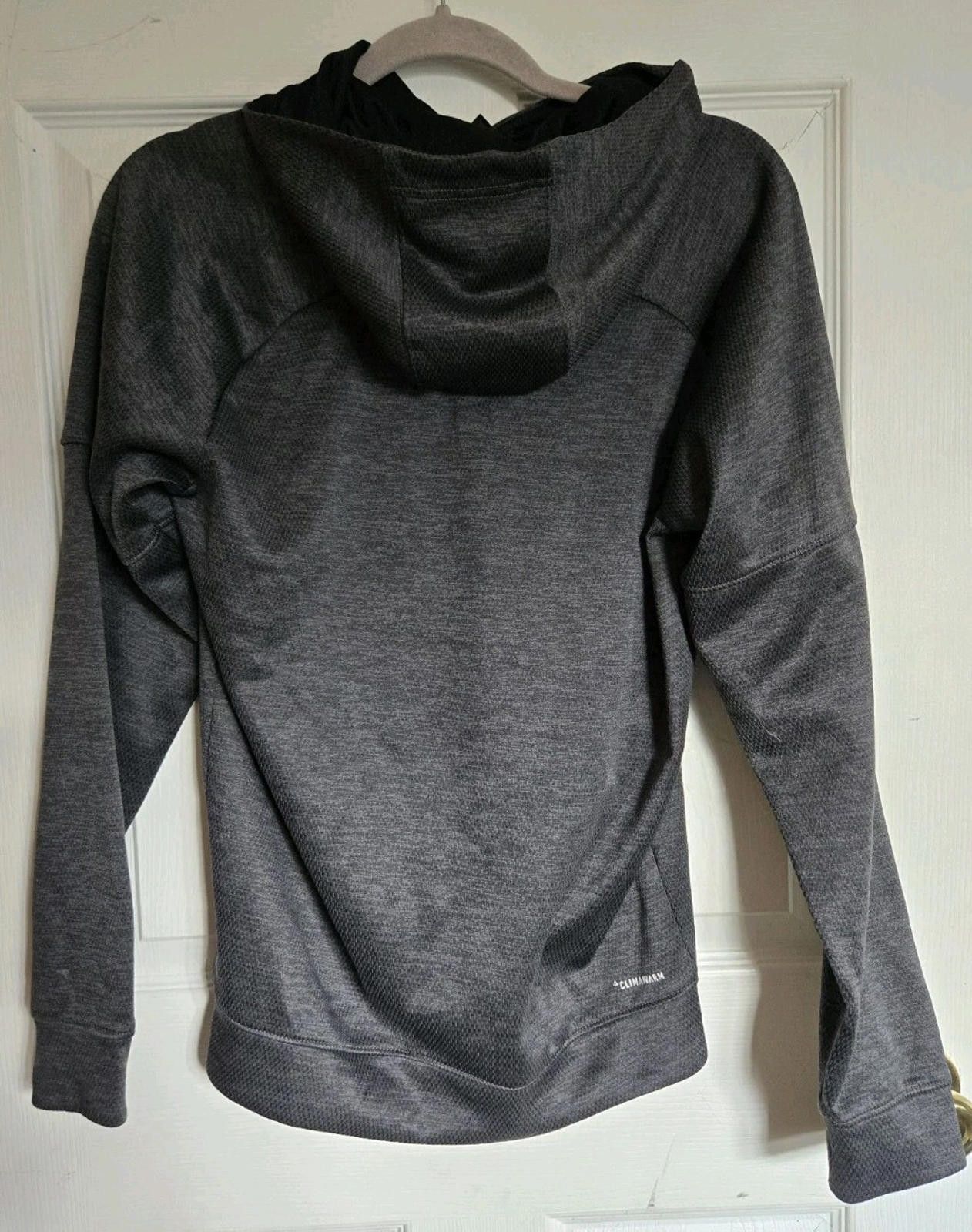 Adidas Adidas Mens Pullover Hoodie Climawarm Hood Sweatshirt Gray S Size US S / EU 44-46 / 1 - 4 Thumbnail