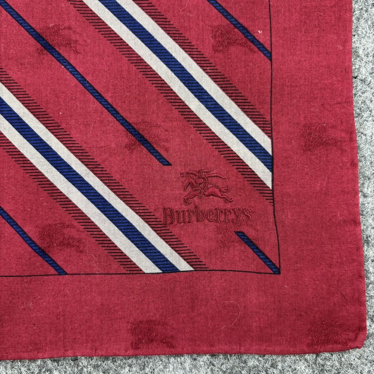 Burberry × Vintage Handkerchief # E028 # Bandana # Neckerchief Size ONE SIZE - 3 Thumbnail
