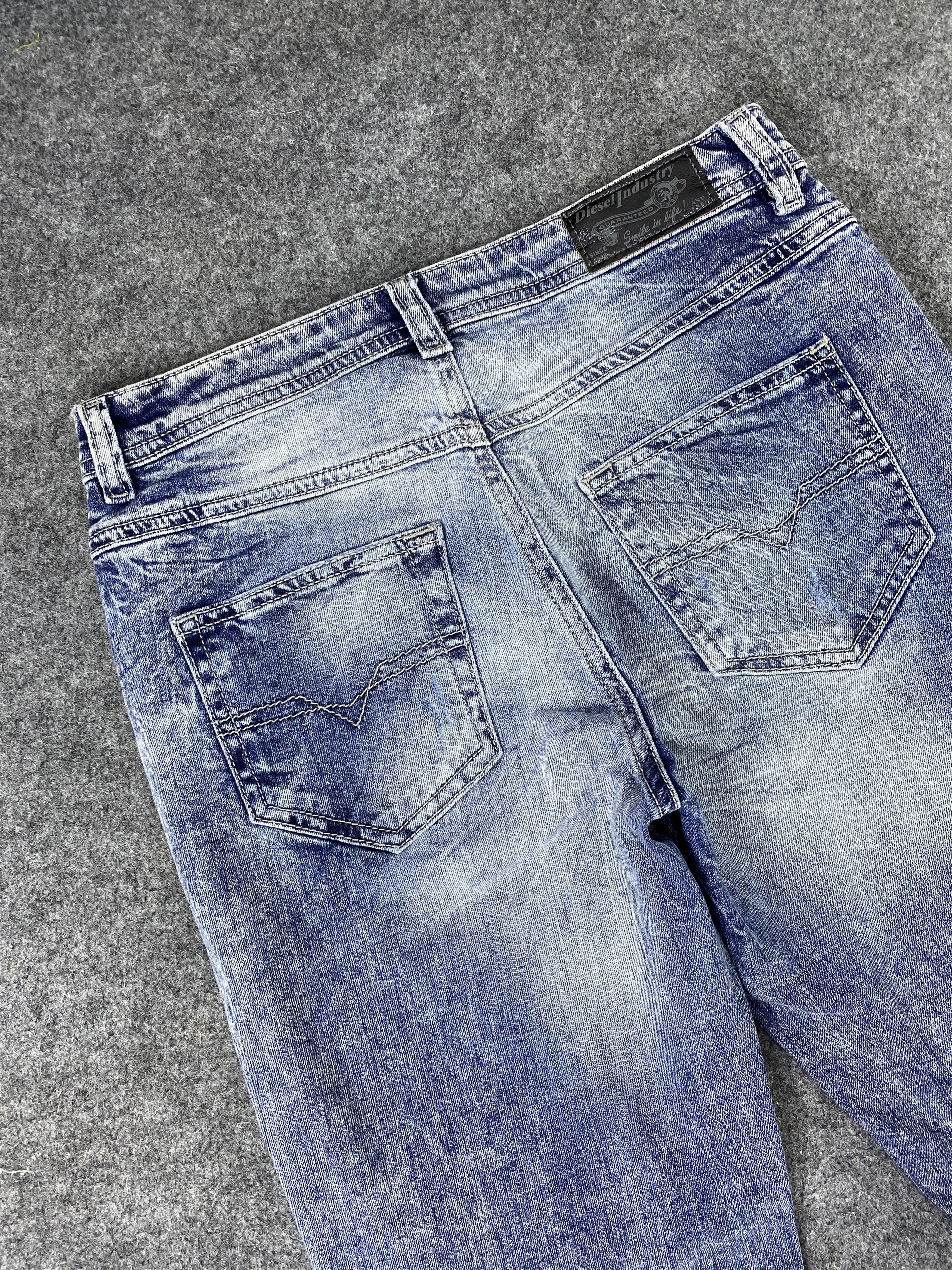 Diesel Diesel Kid Distressed Blue Wash Jeans - J1072 Size US 27 - 6 Thumbnail