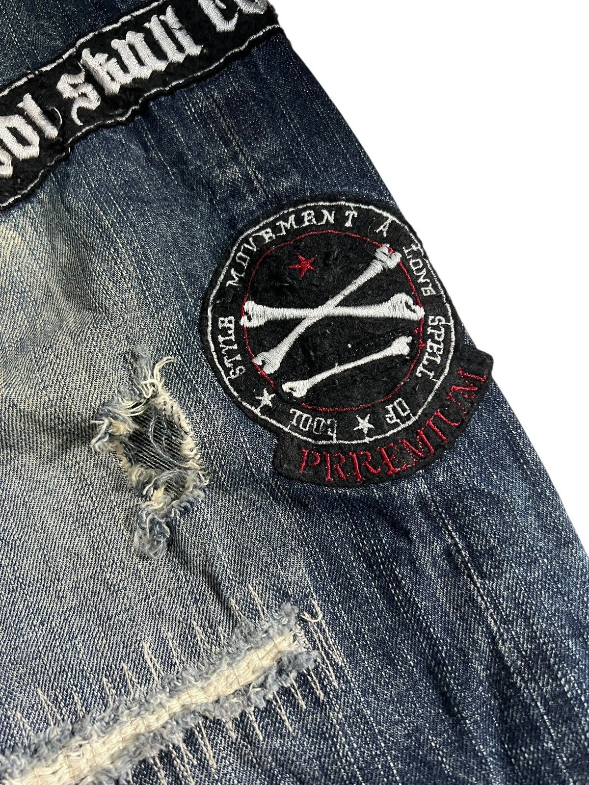 Japanese Brand Vintage Japanese Brand Sorridere Patchwork Distress Jean Size US 32 / EU 48 - 8 Thumbnail