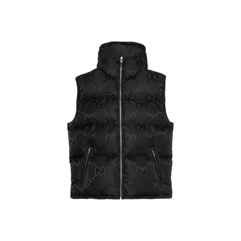 Gucci Gucci GG Monogram Hooded Puffer Vest 48 Size US M / EU 48-50 / 2 - 1 Thumbnail