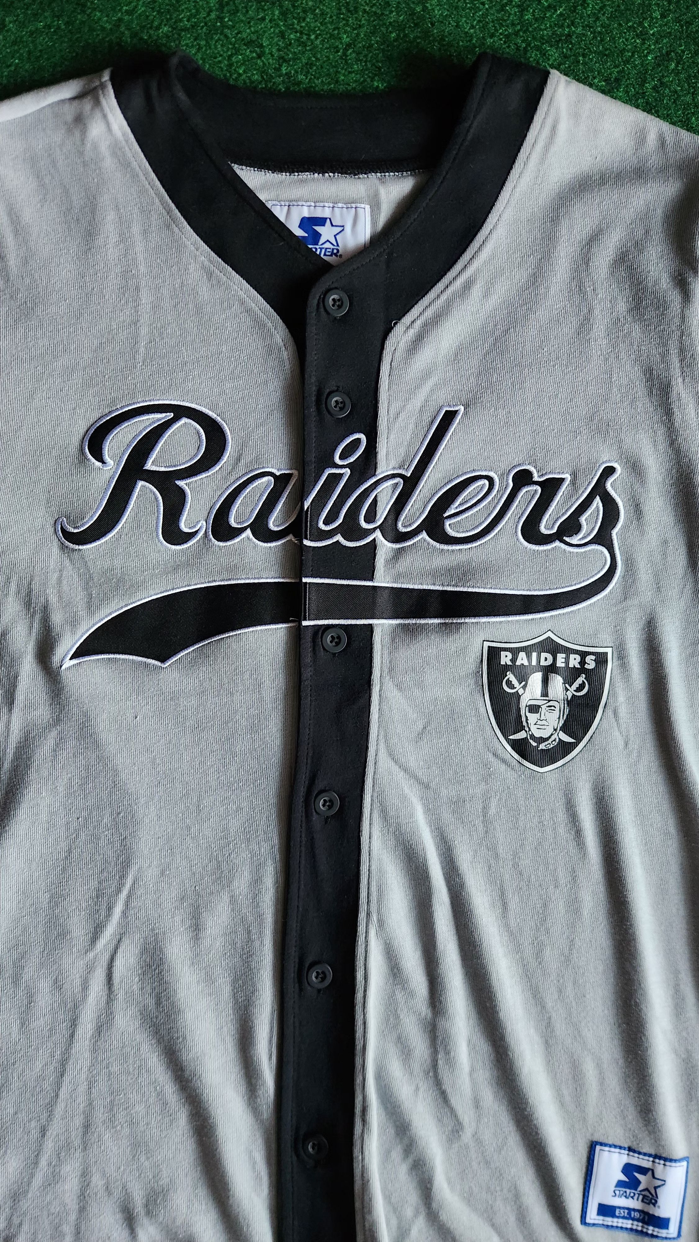 Starter × Vintage Los Angeles Raiders Baseball Starter Jersey Men Size Large Size US L / EU 52-54 / 3 - 4 Thumbnail