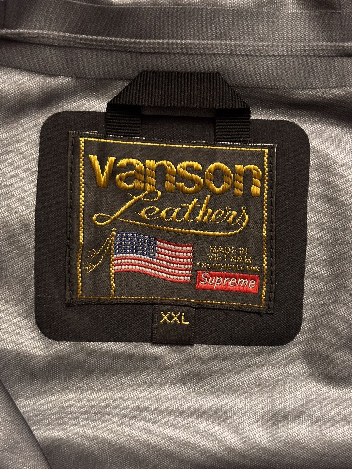 Supreme × Vanson Leathers Supreme Vanson Leathers GORE-TEX Shell Jacket Size US XXL / EU 58 / 5 - 3 Thumbnail