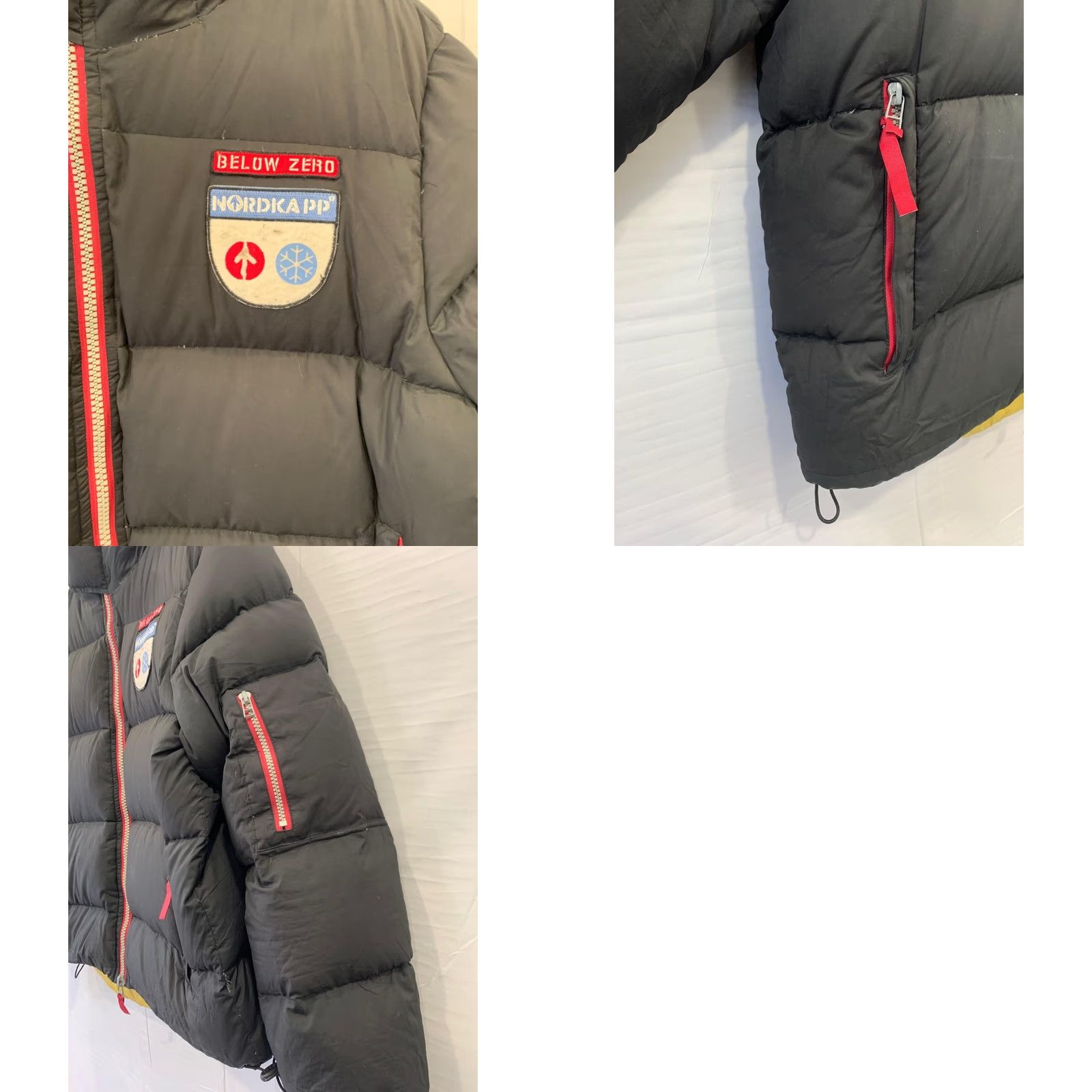 Vintage VINTAGE Centogrammi Nordkapp Down Puffer Jacket XXL Black Yellow Below Zero Goose #208 Mens Coat Size US XXL / EU 58 / 5 - 9 Thumbnail