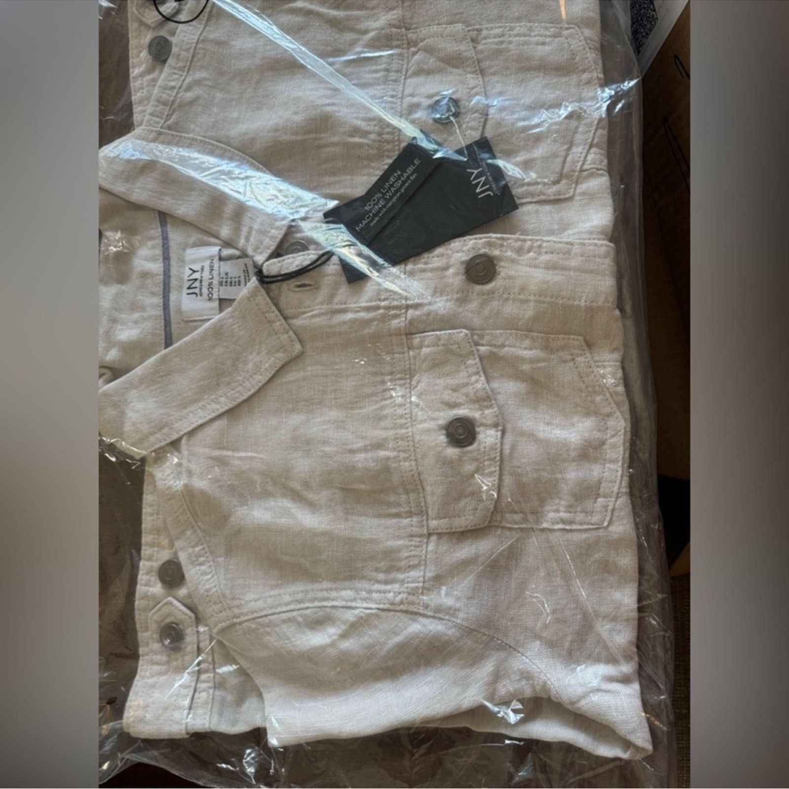 Jones New York 🎉LAST PIECE🎉JONES NewYork Linen Jean Jacket (RESTOCKED) Size M / US 6-8 / IT 42-44 - 5 Thumbnail