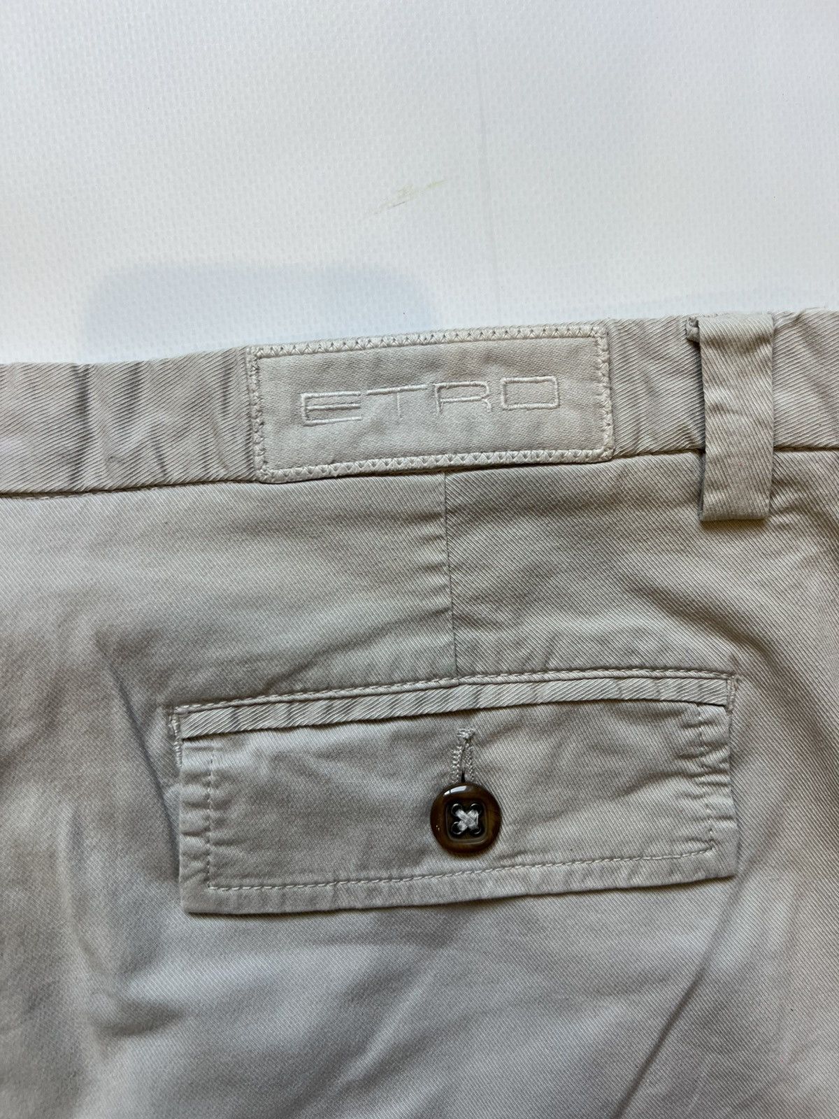 Etro Etro Classic Shorts Beige Mens Size US 34 / EU 50 - 8 Thumbnail