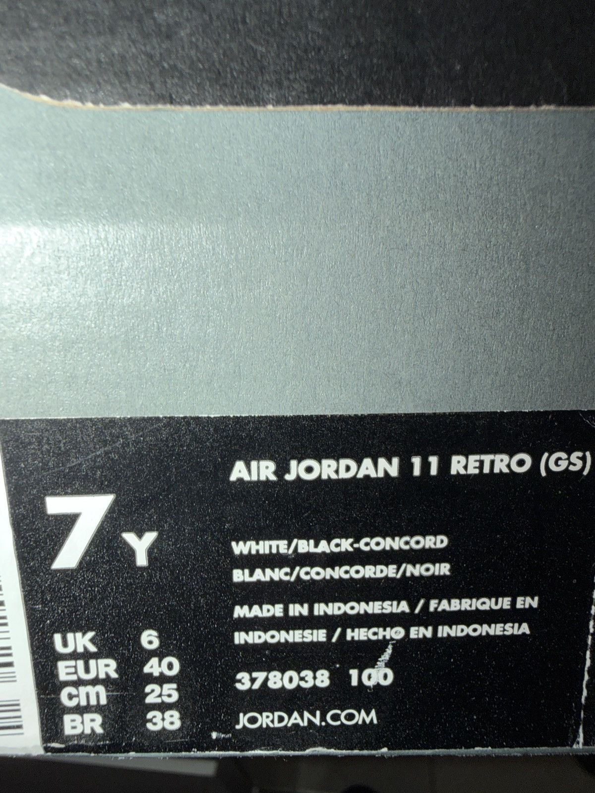 Jordan Brand Air Jordan 11 Retro 'Concord' 2018 Size US 7 / EU 40 - 7 Thumbnail
