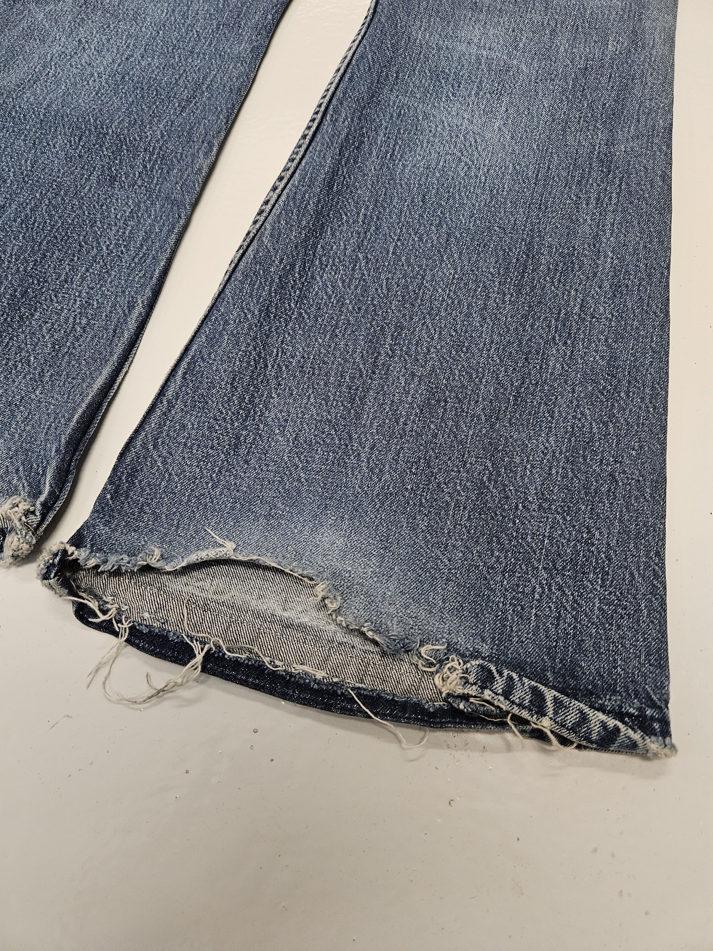 Levi's Vintage y2k levis 544 distressed flared denim Size US 31 - 16 Thumbnail