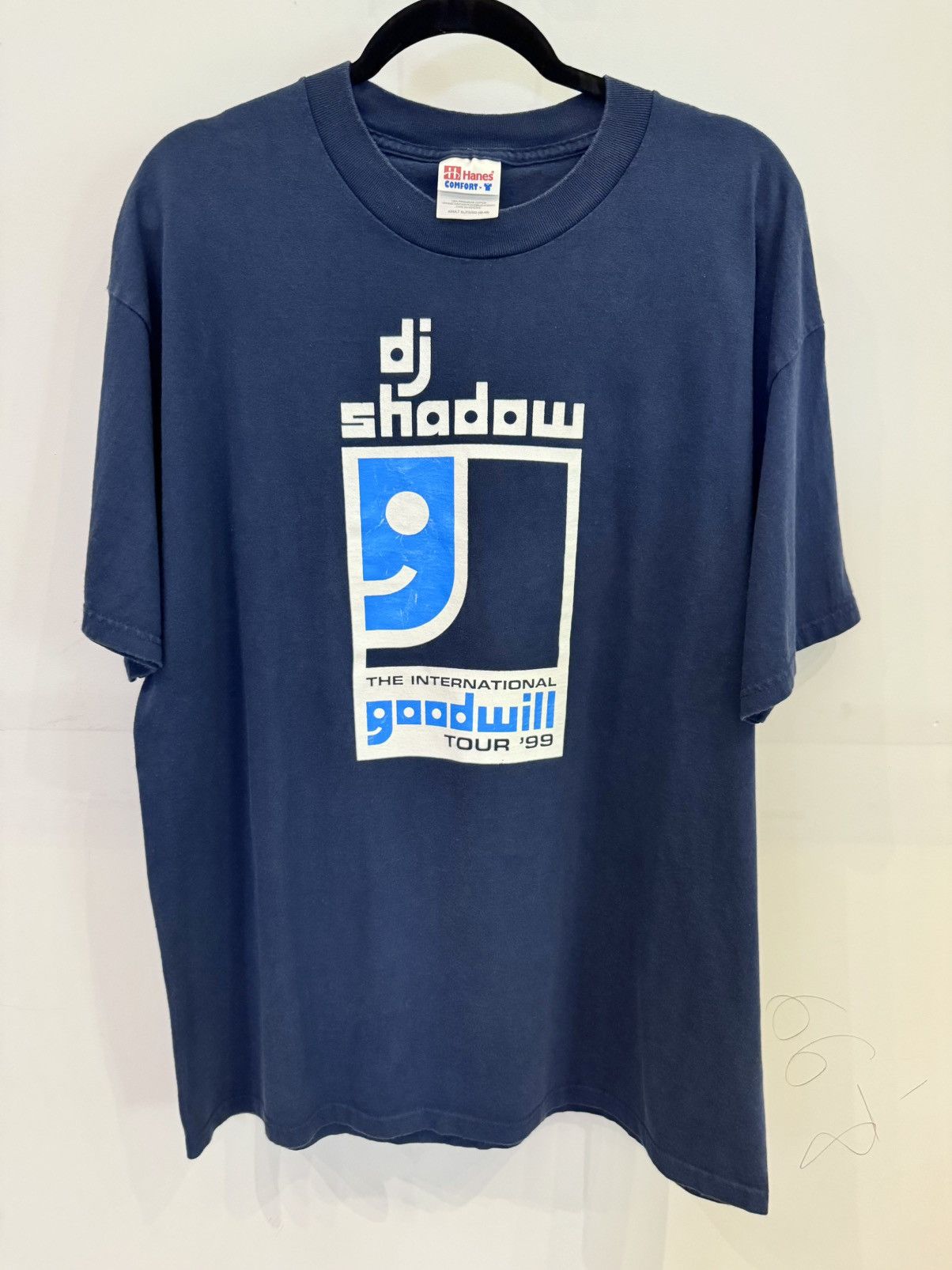 DJ Shadow 1999 Tour T Shirts ヴィンテージ Tシャツ Vintage 90s DJ SHADOW T Shirt Size XL Mo Wax Rap Hip Hop
