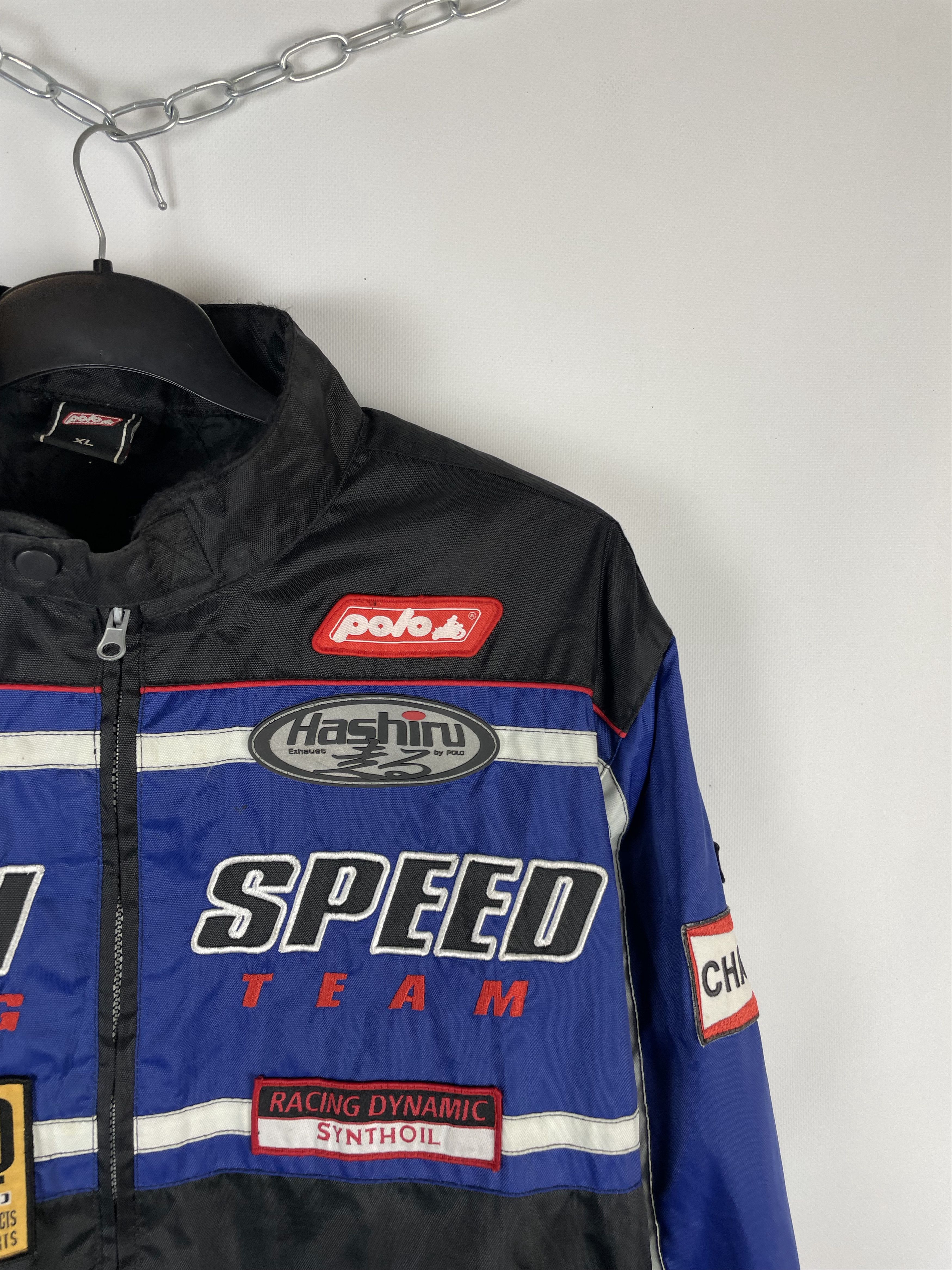 Japanese Brand × Vintage Vintage Racing Jacket High Speed Moto Team Y2K Size US XL / EU 56 / 4 - 4 Thumbnail
