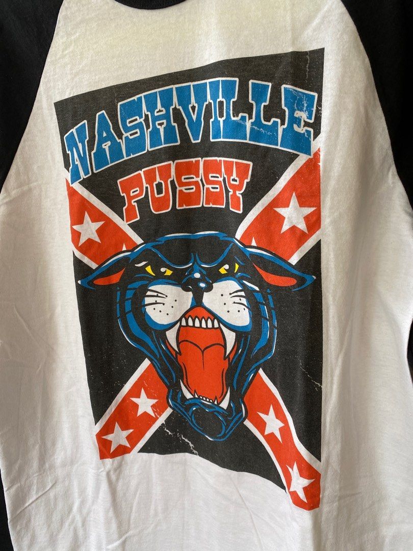 Fruit Of The Loom NASHVILLE PUSSY 3Q T SHIRT Size US M / EU 48-50 / 2 - 3 Thumbnail