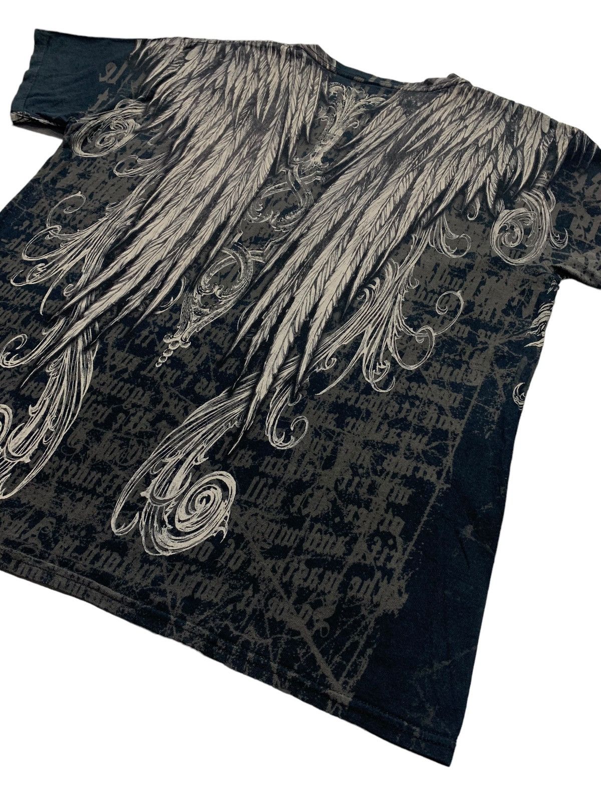 Affliction × Hysteric Glamour × If Six Was Nine Apprime Crazy Goth Poems Affliction style Y2k Tshirt Size US L / EU 52-54 / 3 - 12 Thumbnail