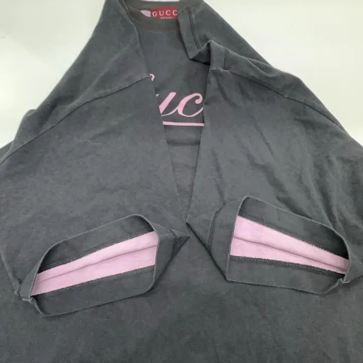 Gucci Gucci Gucci Black Logo Short Sleeve T-Shirt -2506 Size US XL / EU 56 / 4 - 7 Thumbnail