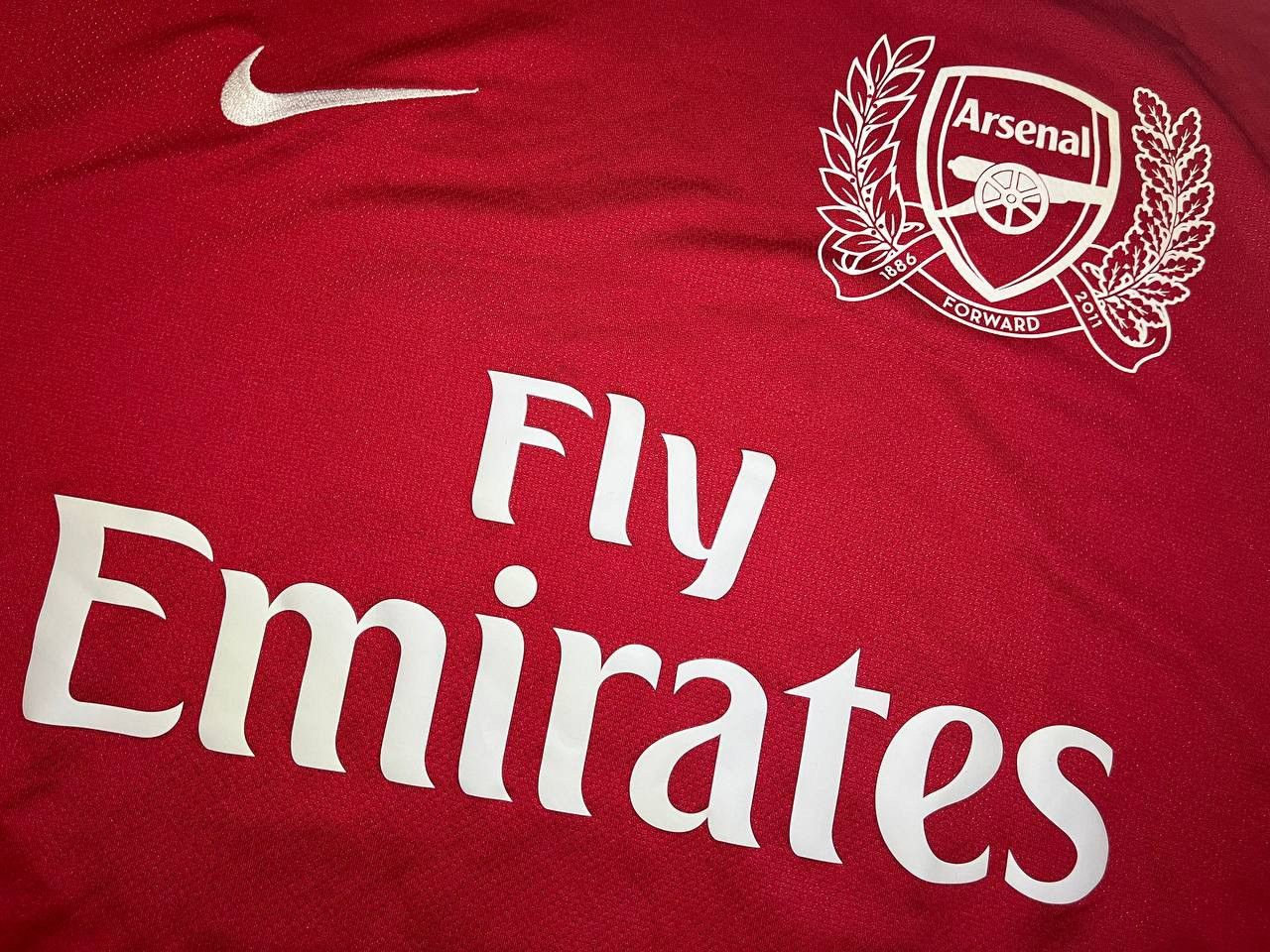 Nike Nike Arsenal FC soccer jersey tee 2011-2012 Size US L / EU 52-54 / 3 - 3 Thumbnail