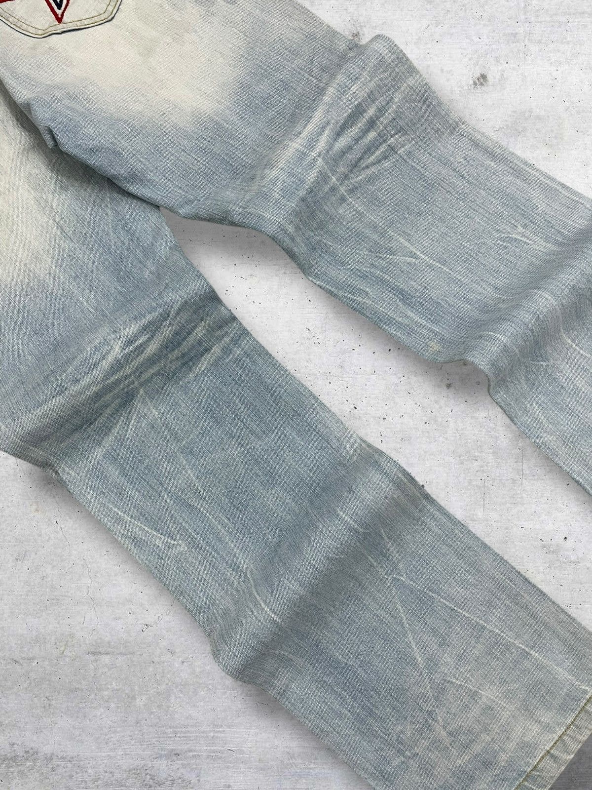 Beauty Beast VINTAGE OG BUZZSPUNKY 90S PUNK SKATE JAPAN RIPPING DENIM Size US 30 / EU 46 - 15 Thumbnail