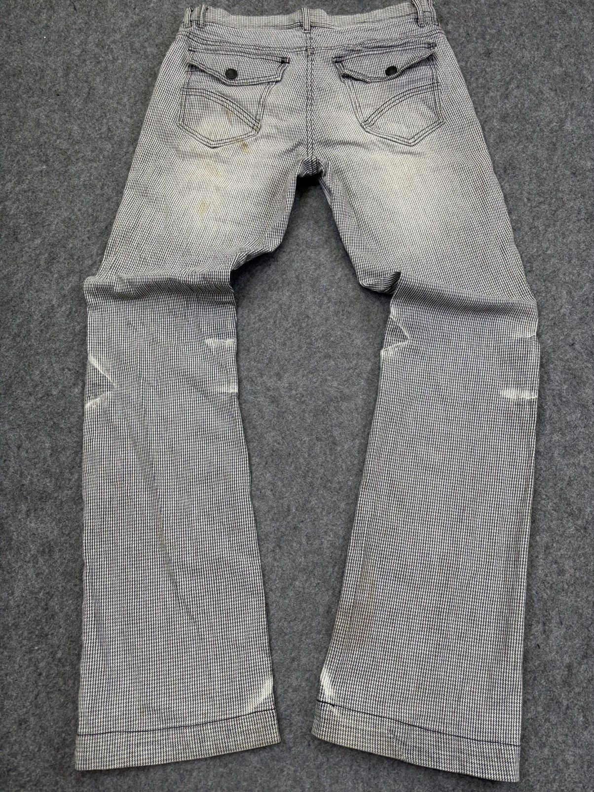 Japanese Brand 💥Flare Houndstooth💥Male&Co Insane Fade Flare Pant F854 Size US 32 / EU 48 - 15 Thumbnail
