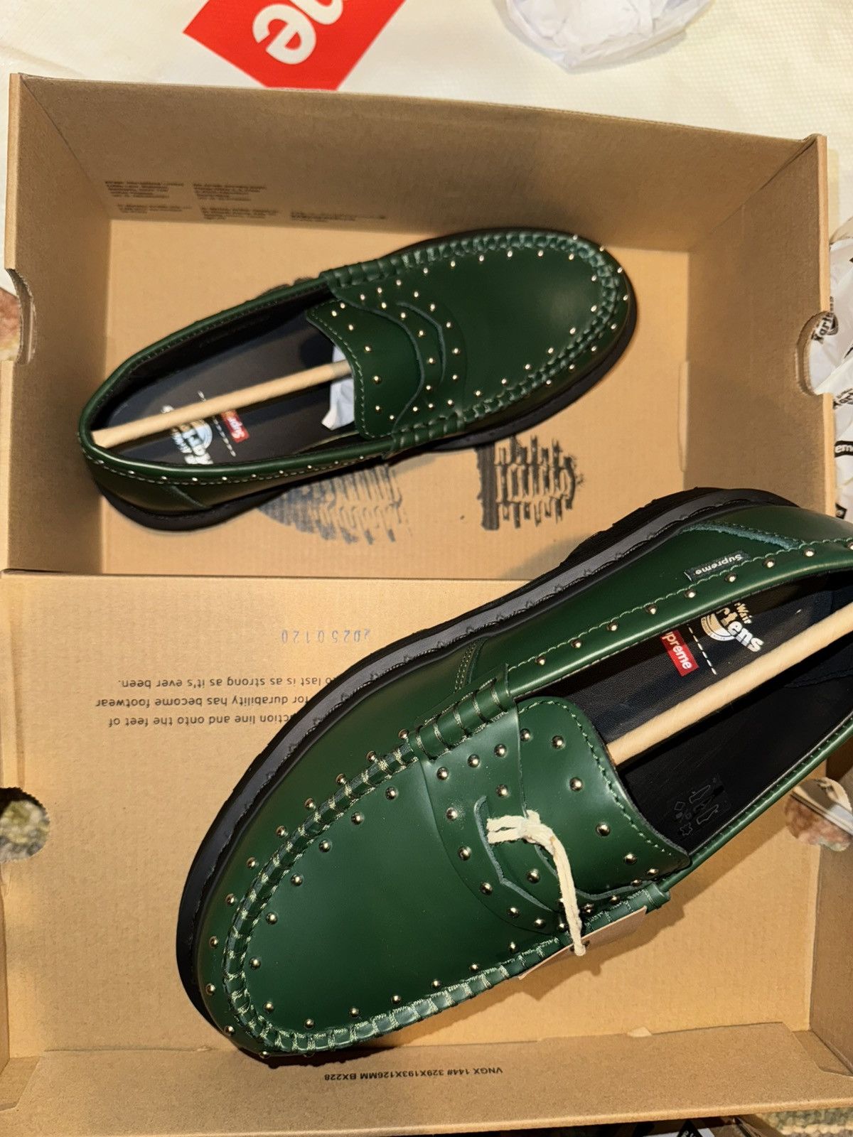 Dr. Martens × Supreme Supreme Dr. Martens Studded Penton Loafer Size US 11 / EU 44 - 10 Thumbnail