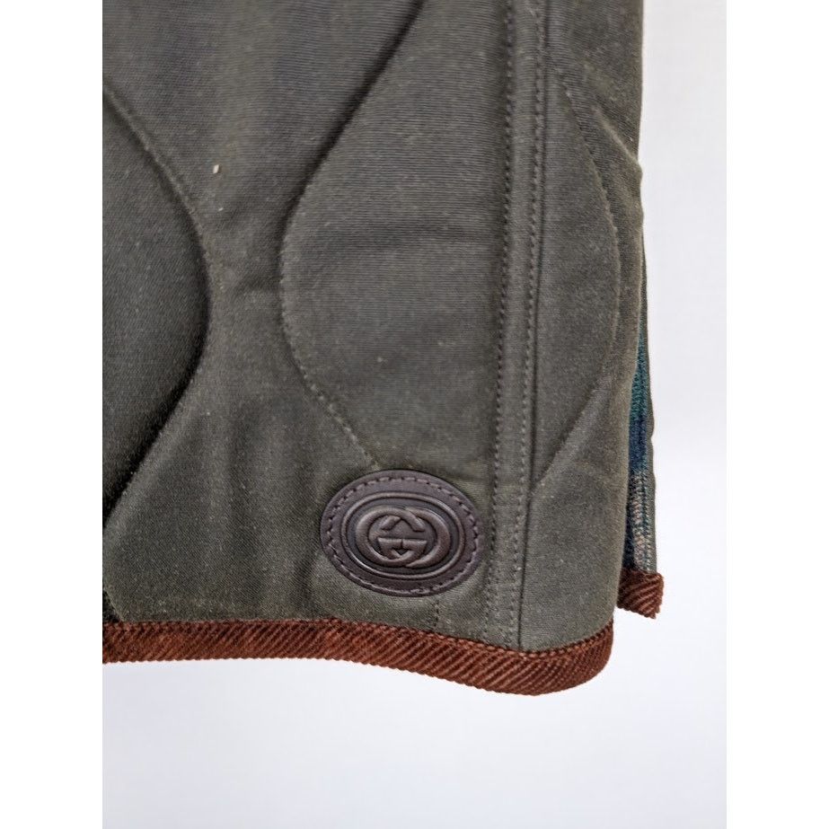 Gucci o1rshd1 Caban Waxed Cotton Jacket in Shrub/Mix Size US M / EU 48-50 / 2 - 8 Thumbnail