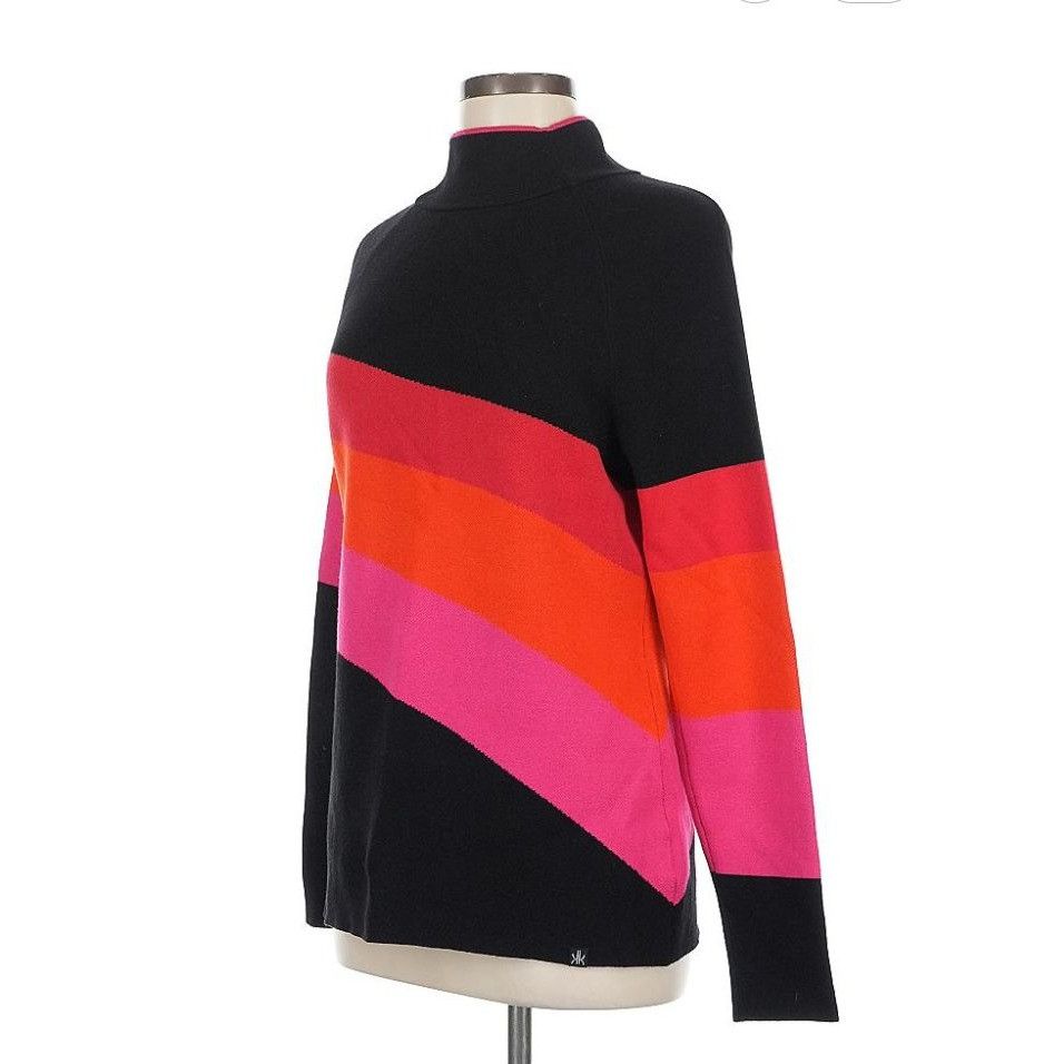 Other NWT Krimson Klover Cochran 1/4 Zip Sweater Black Color Block Size L / US 10 / IT 46 - 6 Thumbnail