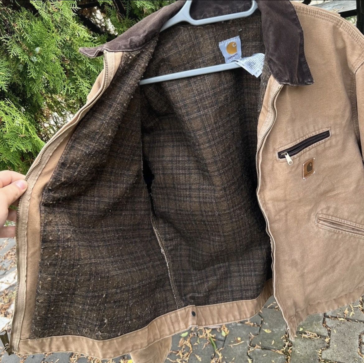 Carhartt detroit camel jacket vintage J97CML
