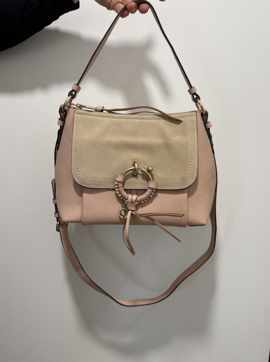 See by Chloe DDP See By Chloe Joan Leather crossbody suede bag peach Size ONE SIZE - 2 Thumbnail