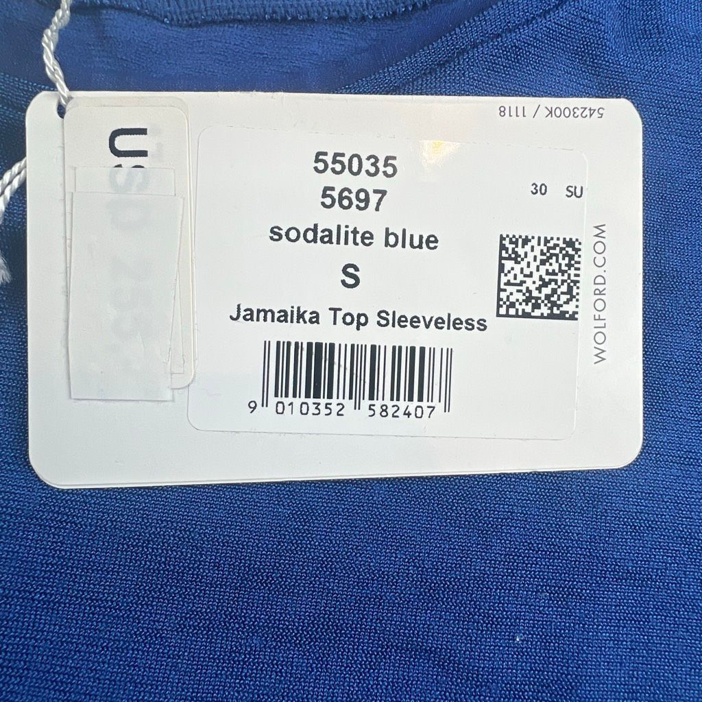 Wolford NWT Wolford Jamaika Top Sleeveless Sodalite Blue Size S Size S / US 4 / IT 40 - 8 Thumbnail