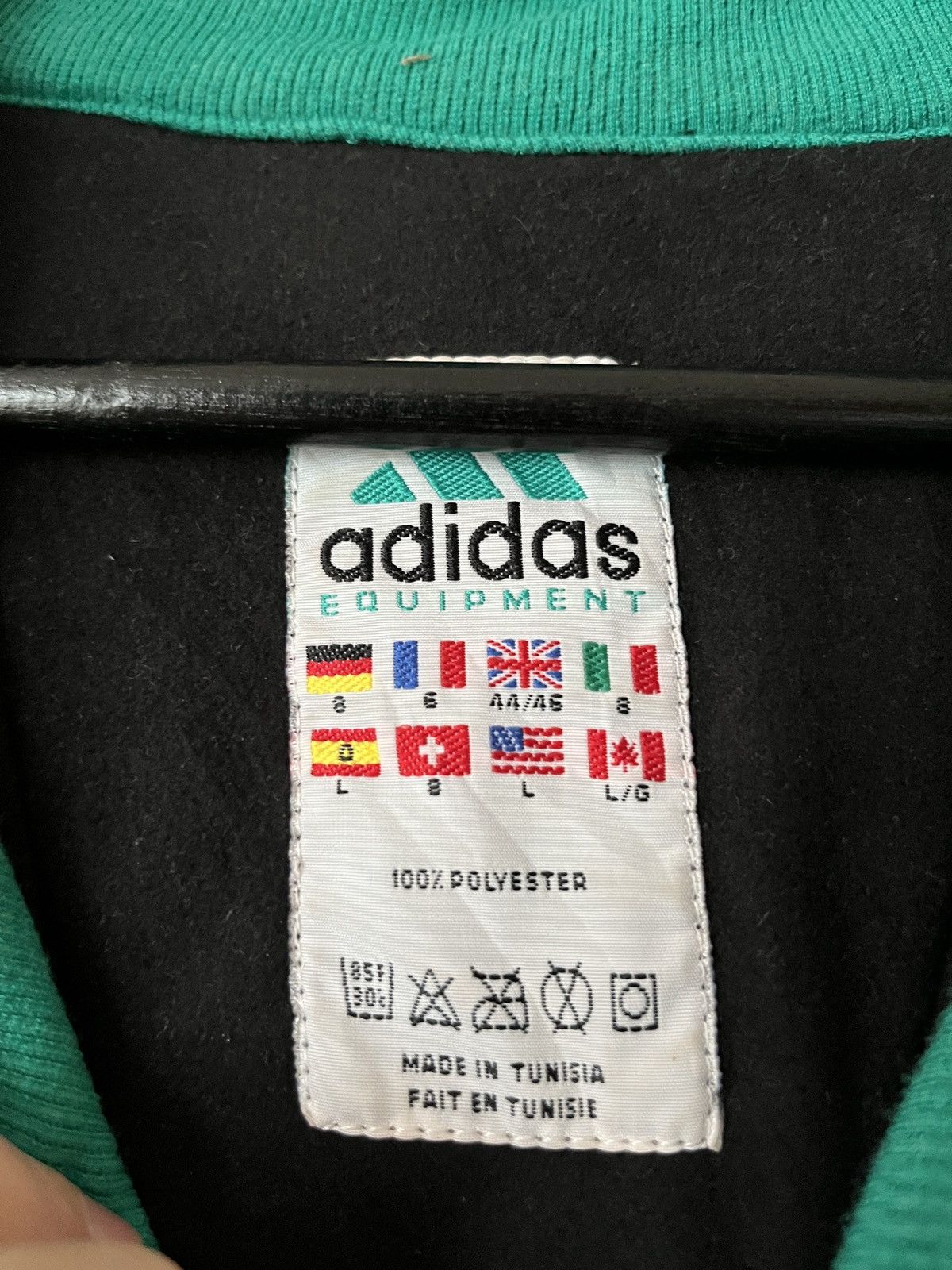 Adidas Adidas Equipment Vintage Gray Fleece Sweater Size US L / EU 52-54 / 3 - 7 Thumbnail