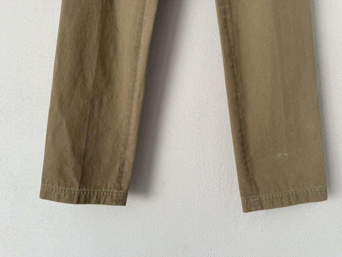 Dries Van Noten Khaki Twill Trousers Size US 32 / EU 48 - 6 Thumbnail