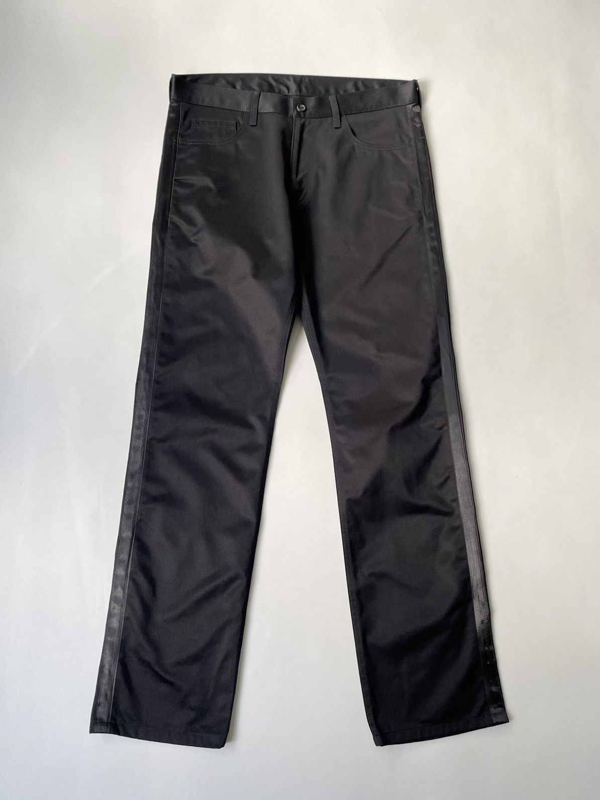 Comme des Garcons A/W 05 Black ‘Side Stripe’ Trousers Size US 32 / EU 48 - 9 Thumbnail