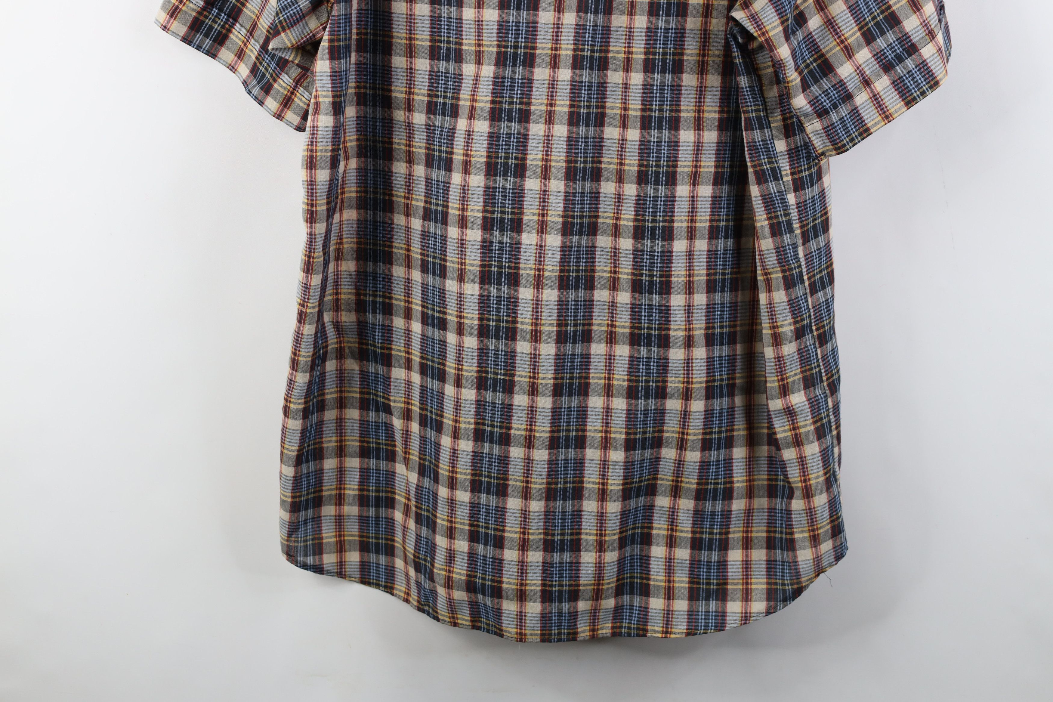 Levi's Vintage 70s 80s Levis Thin Rainbow Button Shirt Plaid Size US L / EU 52-54 / 3 - 13 Thumbnail