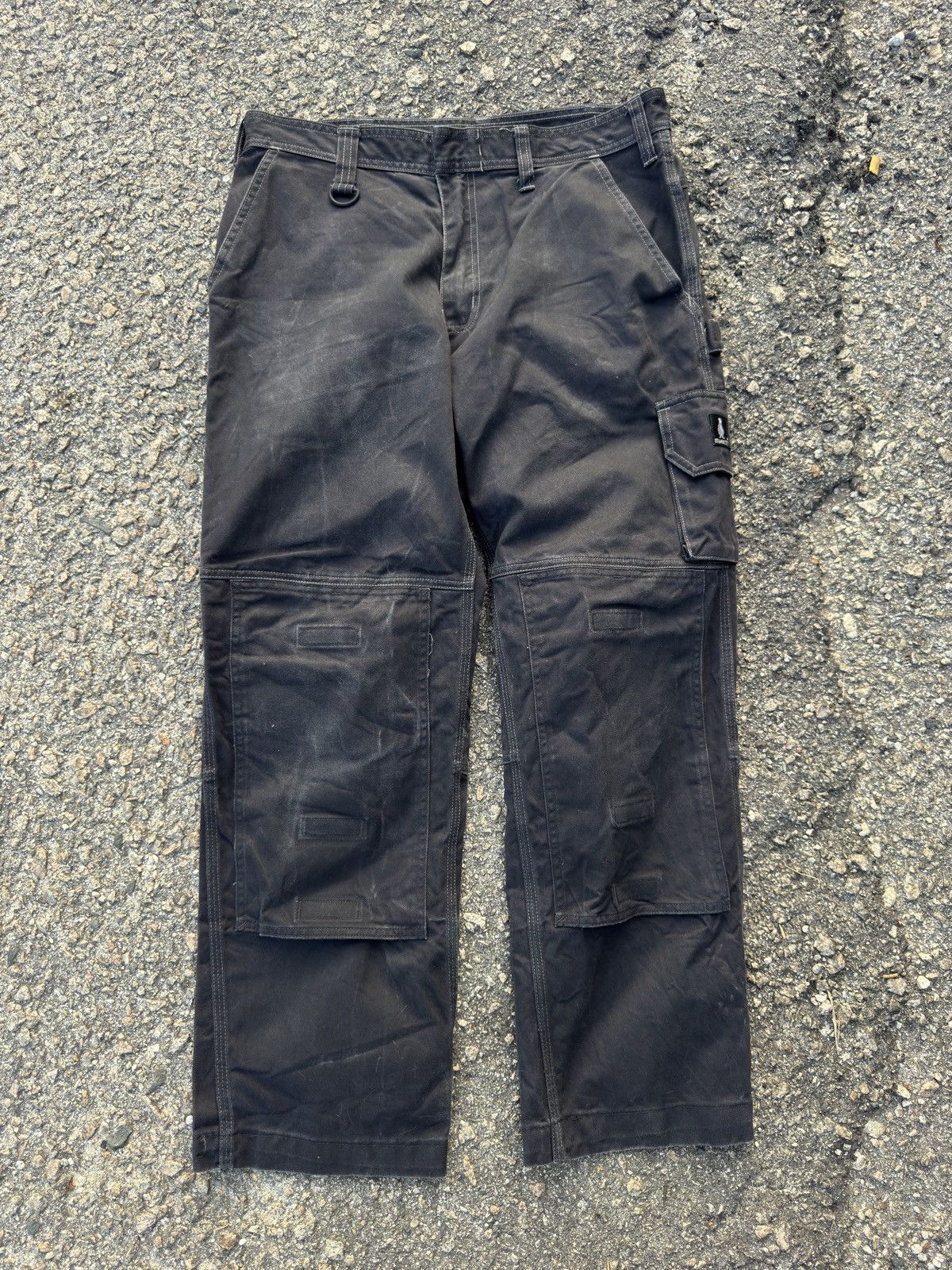 Japanese Brand CARPANTER DOUBLE KNEE PANTS STREETWEAR Size US 33 - 1 Thumbnail