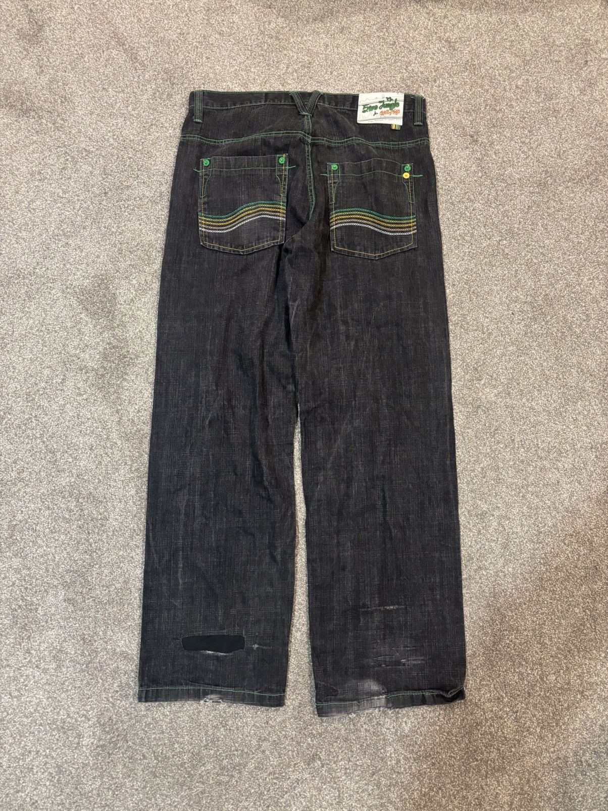 Other 5ive Jungle Baggy Denim Jeans Size US 36 / EU 52 - 2 Thumbnail