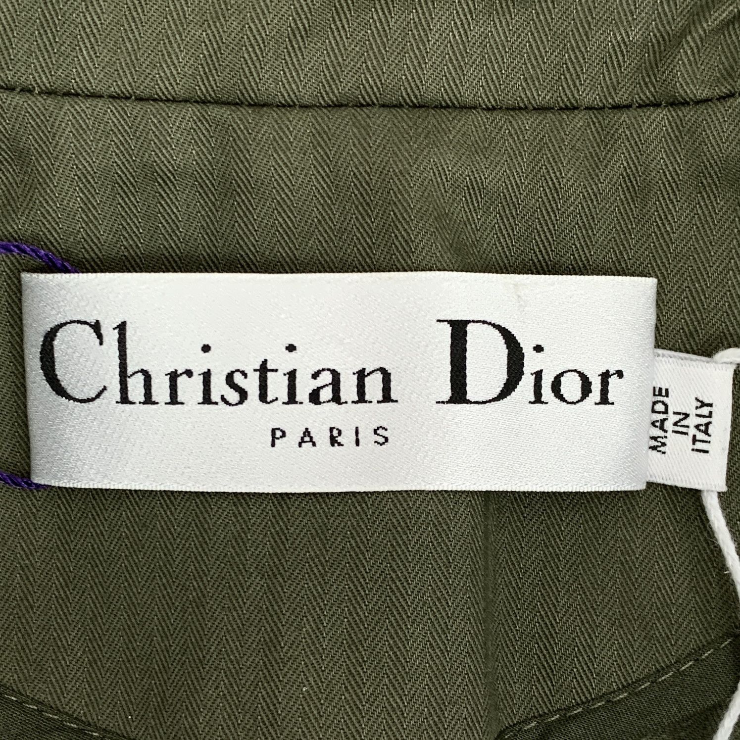 Dior Dior Cotton Trench Coat Dark Green (38) Size XS / US 0-2 / IT 36-38 - 5 Thumbnail