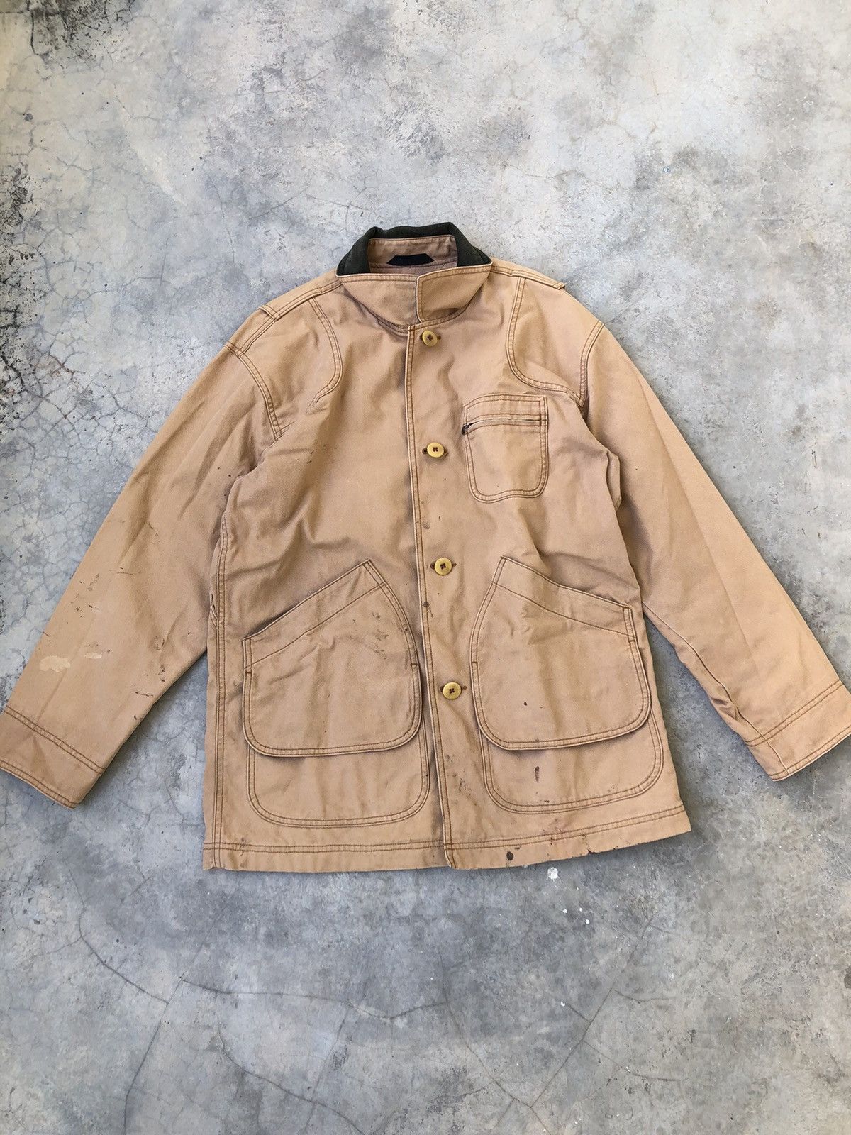 L.L. Bean LL Bean Vintage Barn Chore Lined Hunting Coat Jacket Size US M / EU 48-50 / 2 - 13 Thumbnail