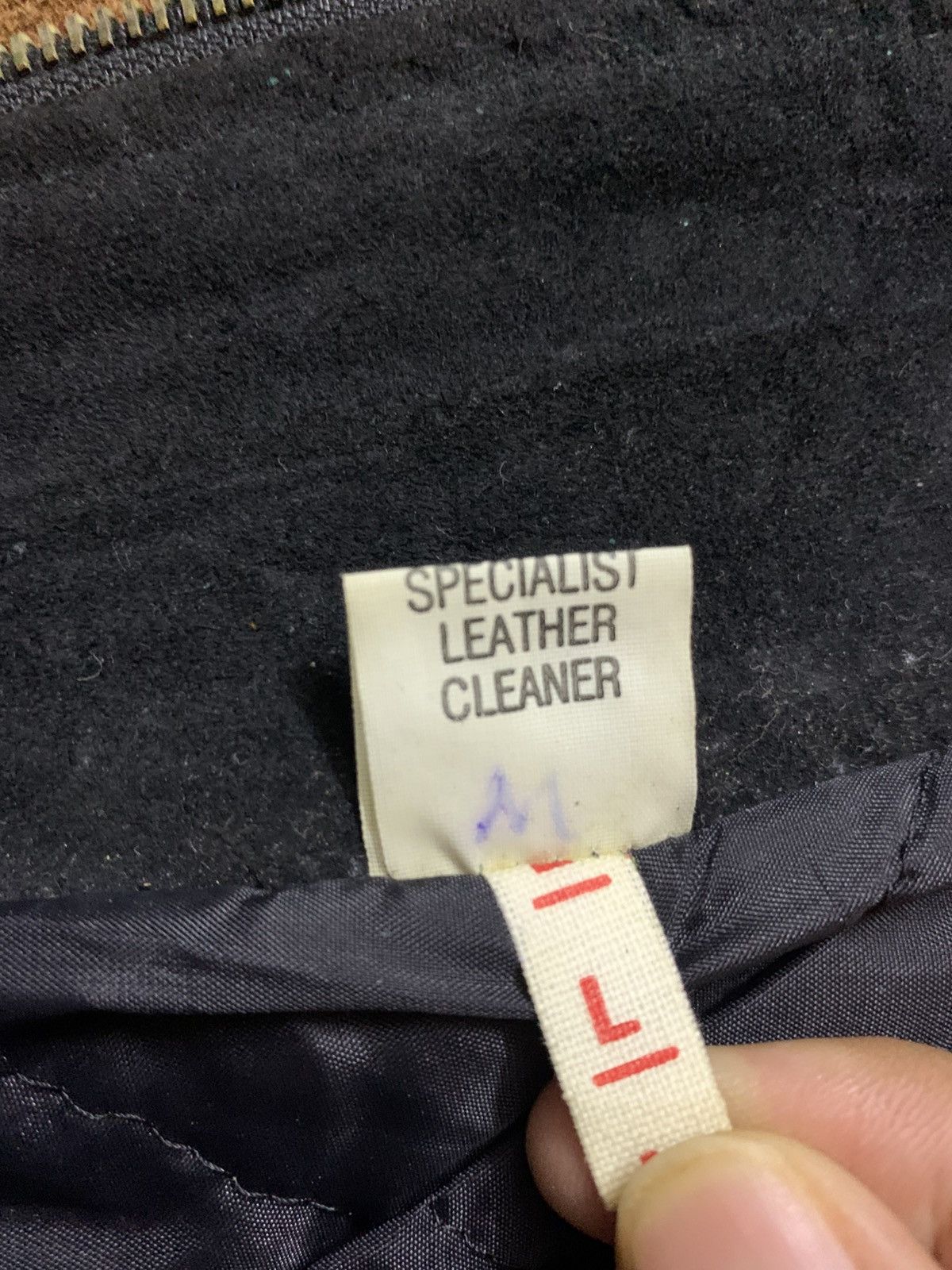 Leather Vintage Eight Ball Leather Suede Dirty Made in England Size US L / EU 52-54 / 3 - 9 Thumbnail