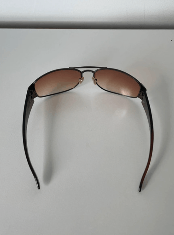 Prada × Vintage PRADA Sunglasses Flame 2004 Star Sport Metal Shield Wrap Size ONE SIZE - 3 Thumbnail