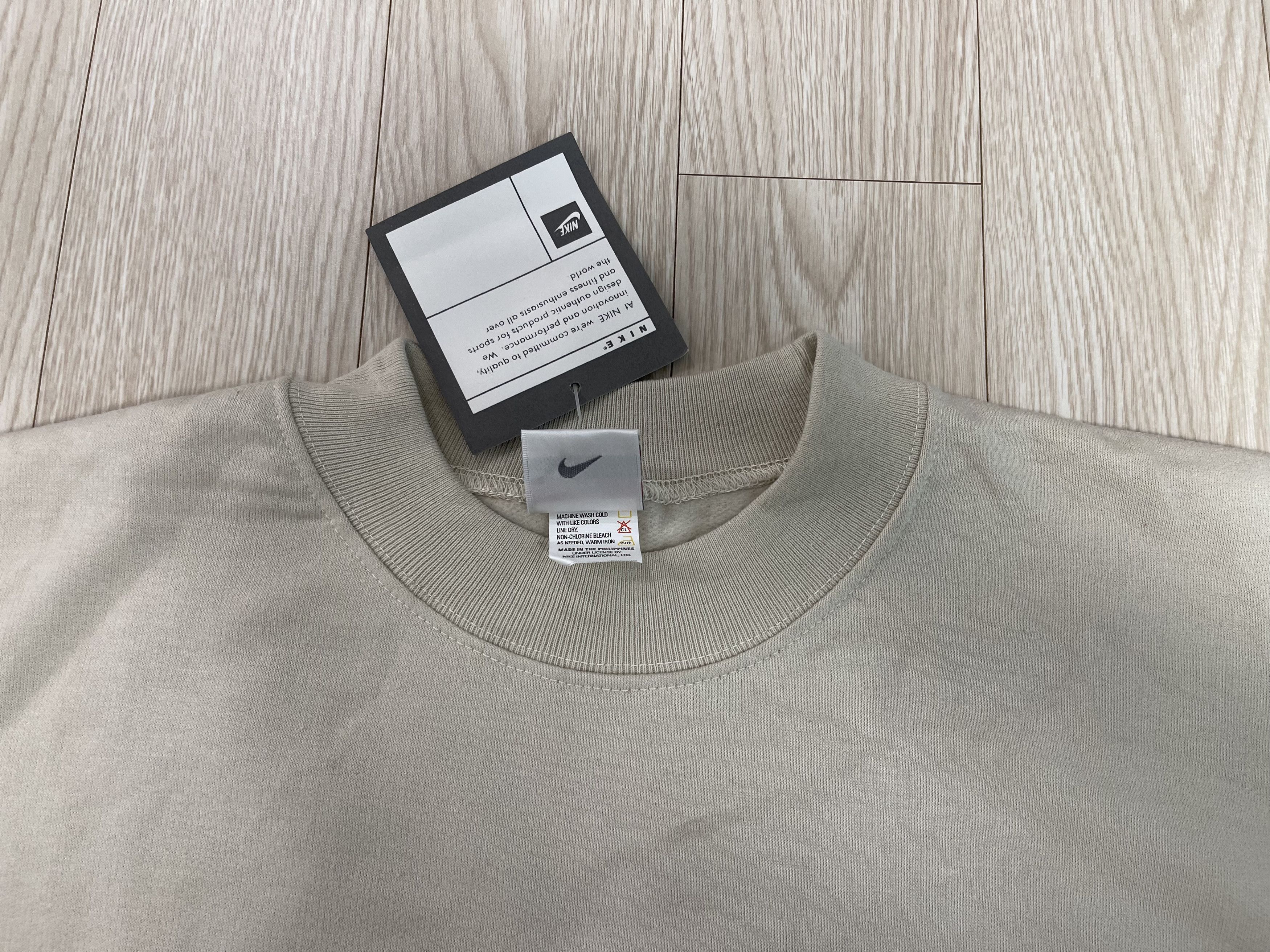 Nike Nike Red Tag Old 90’s Vintage Sweatshirt 1990 Beige L Size US L / EU 52-54 / 3 - 4 Thumbnail