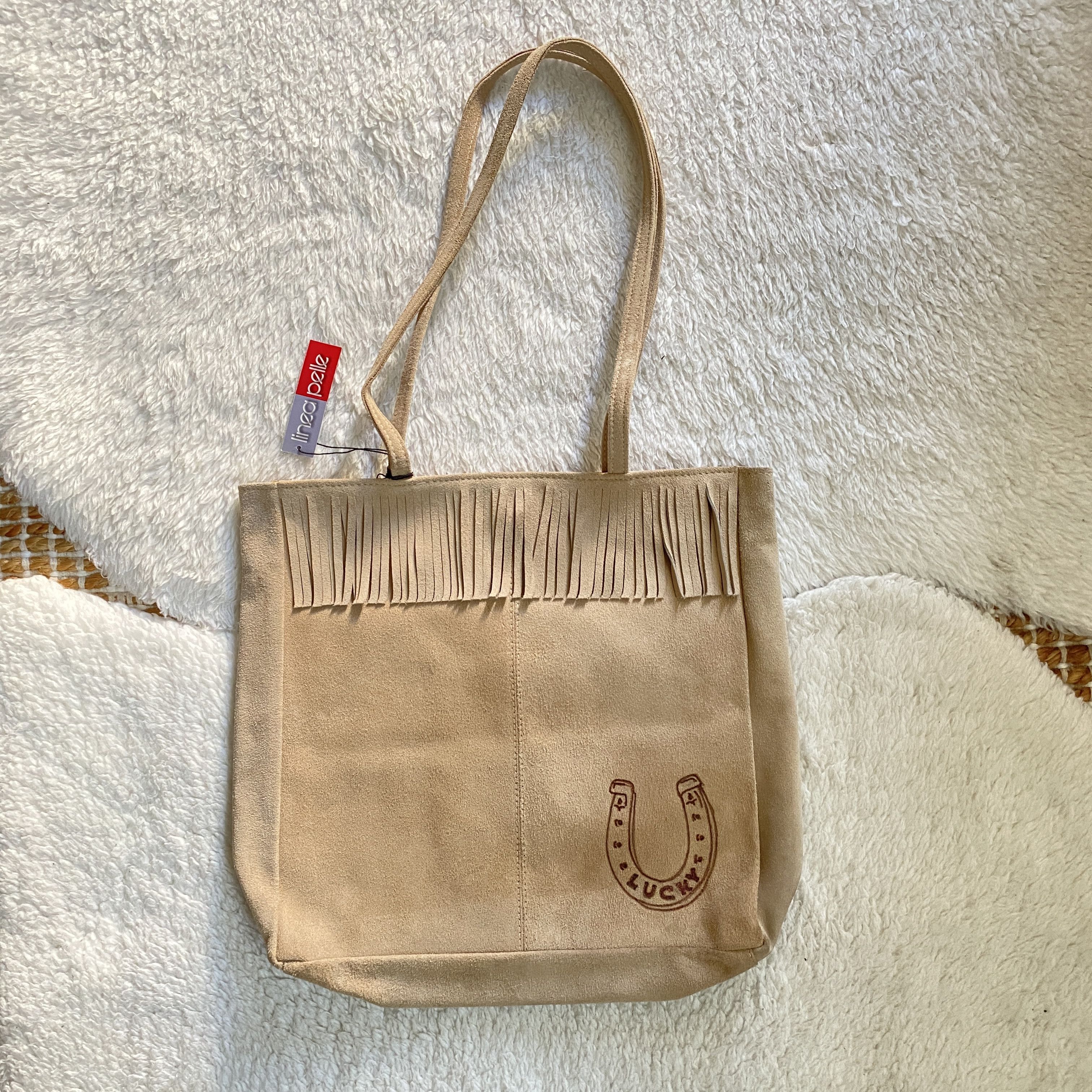 Other Hand-Burned Suede Tote Bag – One-of-One Custom Design Size ONE SIZE - 5 Thumbnail