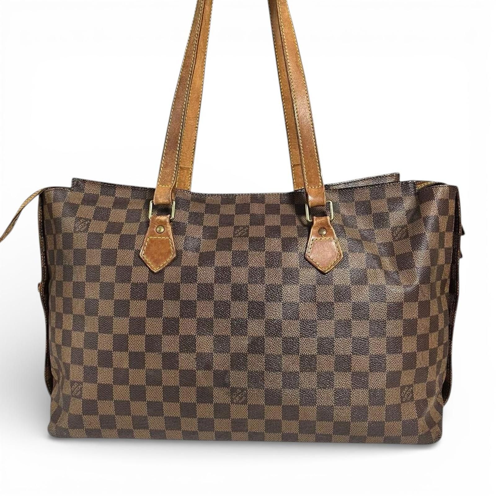 Louis Vuitton Louis Vuitton - Damier Ebene Canvas Tote Bag Size ONE SIZE - 3 Thumbnail